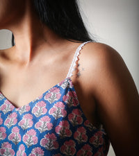 Bloom Breeze Handblock Printed Cotton Top