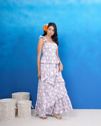 Moonlit Bloom Pure Cotton Co-Ord Set