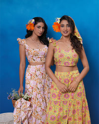 Sunlit Bloom Cotton Co-ord Set