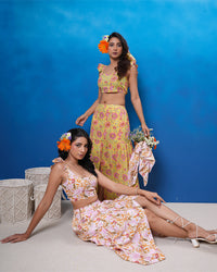 Sunlit Bloom Cotton Co-ord Set