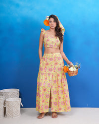 Sunlit Bloom Cotton Co-ord Set