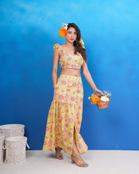 Sunlit Bloom Cotton Co-ord Set