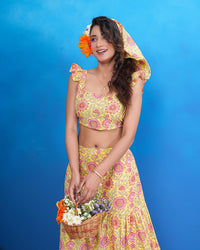 Sunlit Bloom Cotton Co-ord Set