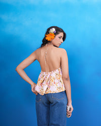 Wildflower Whisper Halter Top