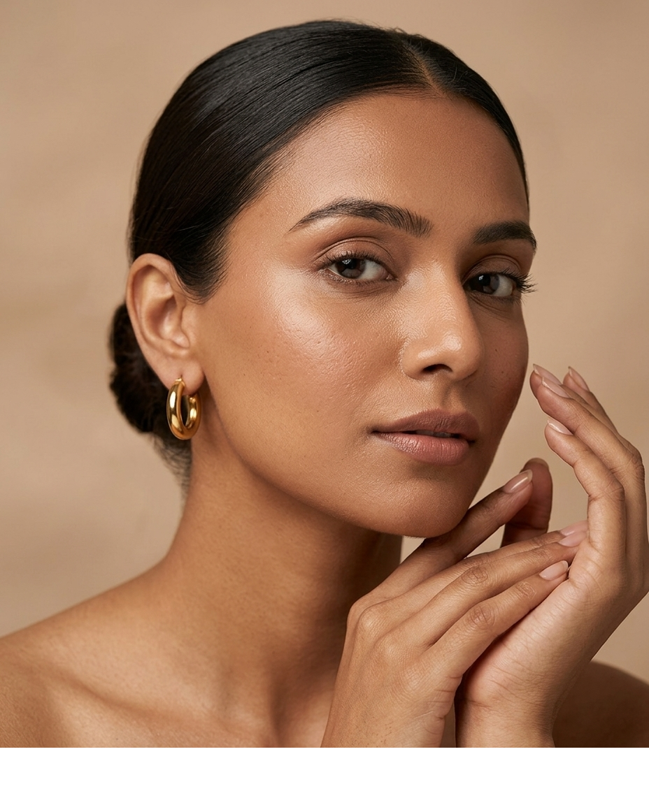 Classic Polished Gold Hoop Earrings for Women