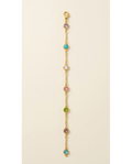 Multicolor Gemstone Gold Bracelet for Women