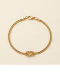 Gold Infinity Knot Chain Bracelet