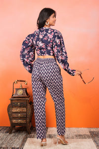 Midnight Blossom Co-ord Set