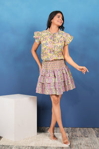 Spring Blossom Ruffle Co-ord Set