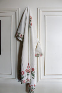 Blush Blossom Cotton Bathrobe