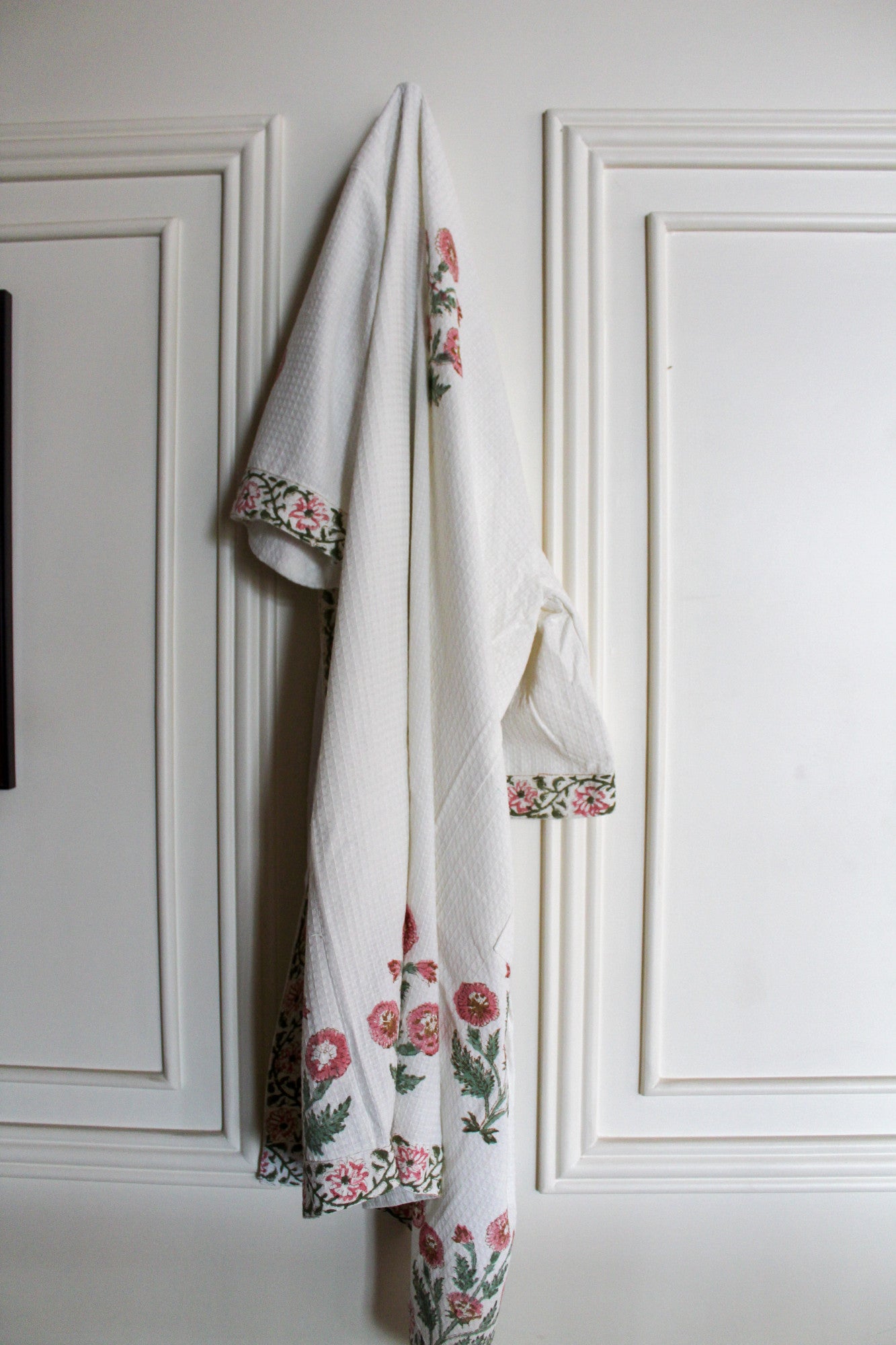 Blush Blossom Cotton Bathrobe